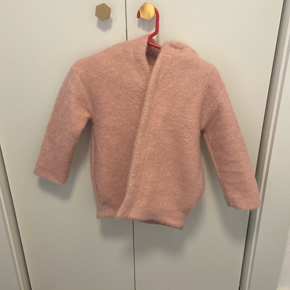 Zara brushed pleated jacket